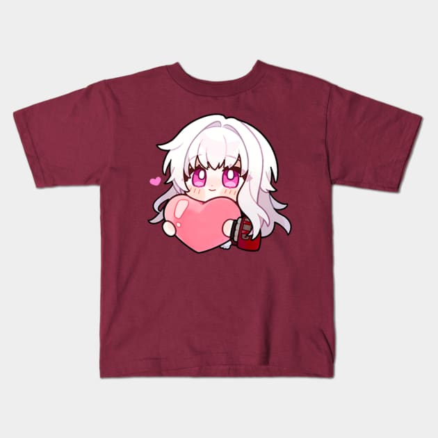 Honkai Star Rail Chibi Clara Kids T-Shirt by HoyoStan